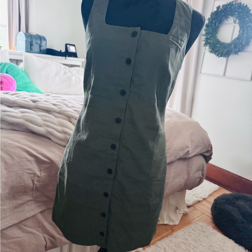 GAP Factory Olive Green Mini Dress
